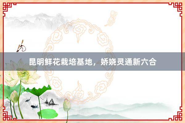 昆明鲜花栽培基地,娇娆灵通新六合